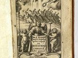 an old book with a picture of a man on it