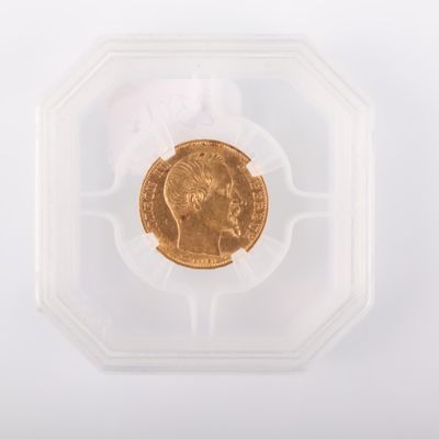 FRANCE. Pièce de 20 francs Napoléon III 1856 A AU 53 Très be…