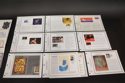 PHILATELIE - 23 documents philatéliques d'artistes Zadkine, …