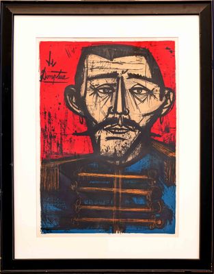 une image représentant un tableau d'un homme moustachu