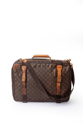 Louis VUITTON - Valise "Satellite" en toile Monogram et cuir…
