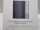 a box with a picture of a smart blood pressure monitor