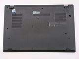 the back of a laptop with the bottom panel removed