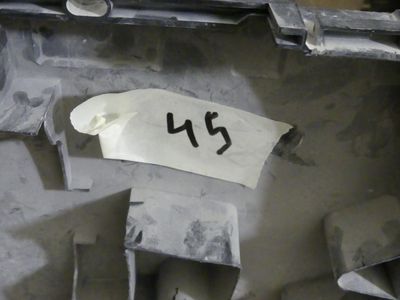 a piece of paper with the number 46 on it