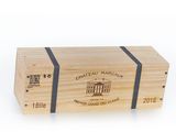 a close up of a wooden box with a label on it