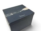the box is empty and ready to be opened on the white surface