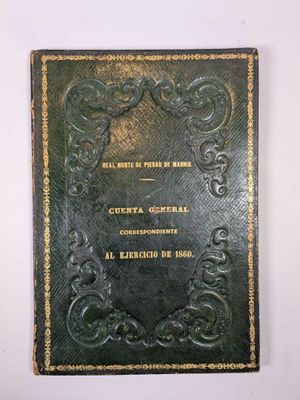 ESPAGNE.- MONT DE PIETE DE MADRID pour l'année 1860.