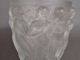 an image of a frosted glass vase on a table