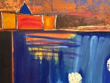 an image of a painting of a boat on a body of water