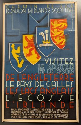 affiche de l'exposition consacrée à l'équipe de France de football à Londres