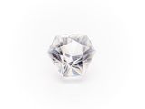 a close up of a diamond on a white background