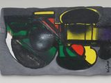 une image d'un tableau sur le mur d'un bâtiment
