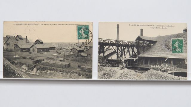 Lavaveix-les-Mines Lot de 2cpa, dont 1 recollée (Vue générale de ...