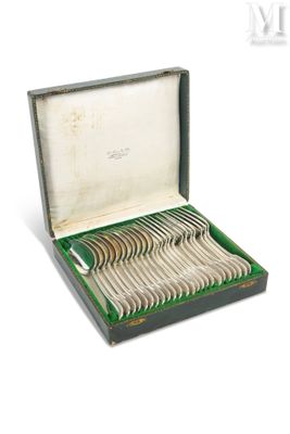 a box with a set of silverware in it
