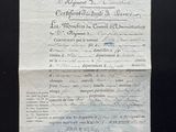 a close up of a piece of paper with an eagle on it