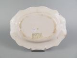 a white plate that has a label on it