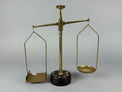 an image of a scale with two scales on top of it