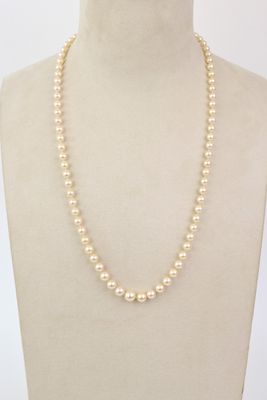 un collier de perles blanches sur un mannequin mannequin mannequin mannequin mannequin mannequin mannequin mannequin mannequin mannequin