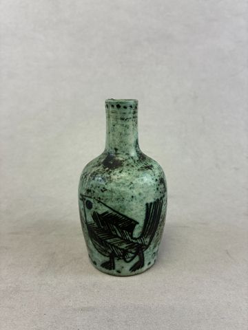 Jacques BLIN (1920-1995) - Vase soliflore à une anse en céramique