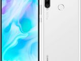 the new huawei p9 lite smartphone is shown in white
