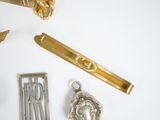 a lot of metal items that are on a table