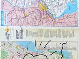 two maps of the city of new york and a map of the city of new york