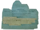 a piece of paper that has some type of information on it