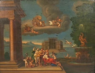 D'après L'Albane, Ecole française de la fin du 17e siècle, "…