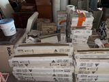many boxes that are stacked on top of each other