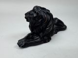 statue of a lion on a white background