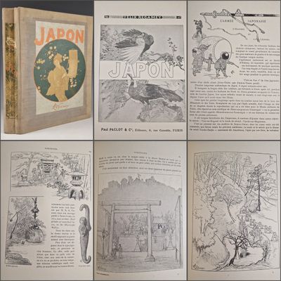 plusieurs pages d'un livre contenant des illustrations de personnes et d'animaux