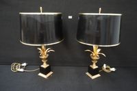 2 jolies lampes de table de style Hollywood Regency « mid-ce…