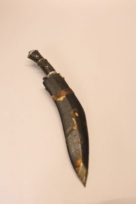 a knife that has been left on the table
