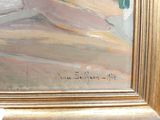 a picture of a painting of a man riding a horse