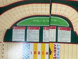 a close up of a board game with numbers and instructions