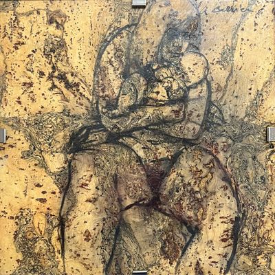 ECOLE MODERNE Femme à l'enfant.