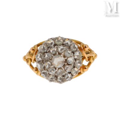 une image représentant une bague sertie d'un groupe de diamants
