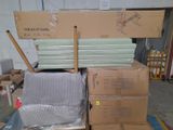 a pile of boxes sitting on top of a pallet