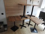 a desk with a chair and a computer on it