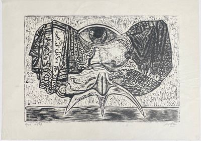 une image représentant un dessin en noir et blanc d'un oiseau coiffé d'un chapeau