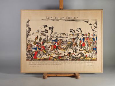 Imagerie PELLERIN à EPINAL, La bataille d'Austerlitz. Gravure. Vue : 4