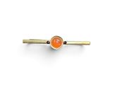 une image d'une bague sertie d'une pierre orange