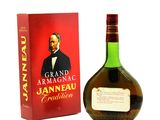 an image of a bottle of brandy next to a box of brandy