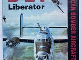 the book cover of consolidated b - 24 liberator is displayed on a table