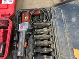 many tools in the case on the floor