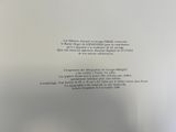 a white sheet with a black writing on it that has a picture on it