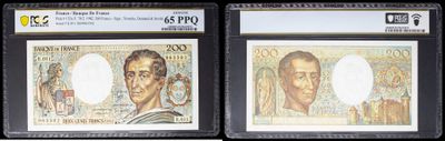 three different types of currency are shown on a black background