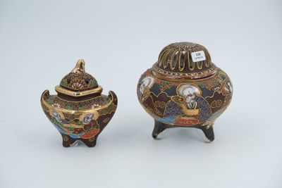 pair of cloissanted cloissanted cloissanted vases