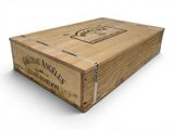 an image of a wooden box with a label on it