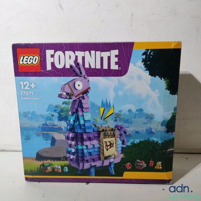 La boîte du Lego Fortie est posée sur la table.